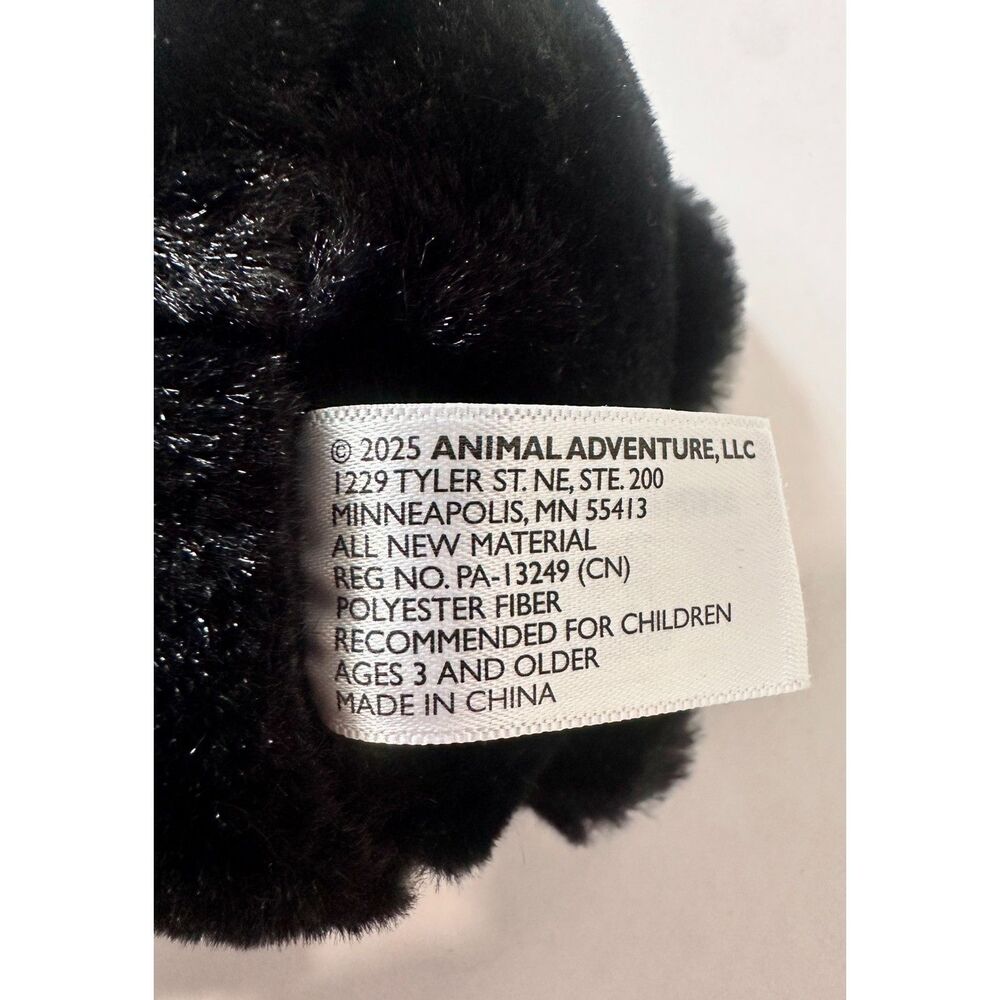 Cheerful CHERRY Duo 9" and Animal Adventure Black Cat Plush Stuffed Animals